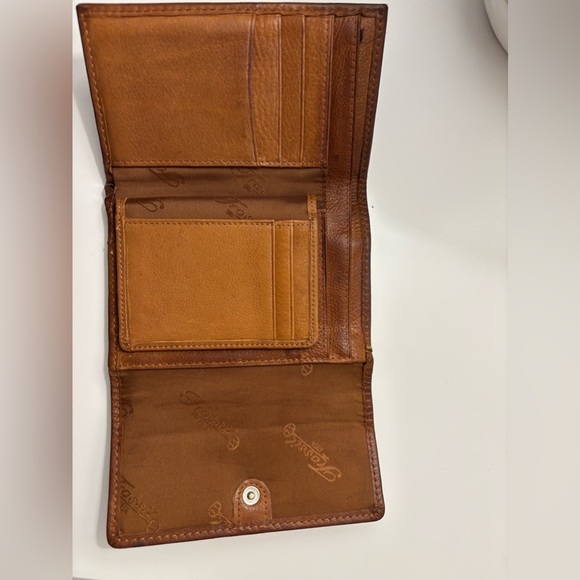 Fossil Brown Leather Pebbled Tri Fold Wallet - Picture 3 of 6